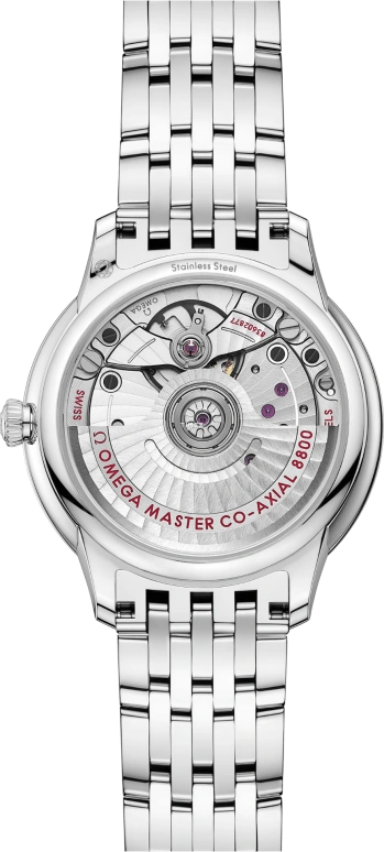 Omega,De Ville 34mm,34mm,Stainless Steel,Green,Automatic,Day,Anti-magnetic,434,434.15.34.20.60.001