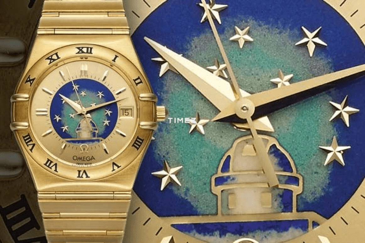 Omega,Constellation 35mm,35mm,Yellow Gold,Multi-Color,Automatic,Day,44hours,1920,1920.18.00