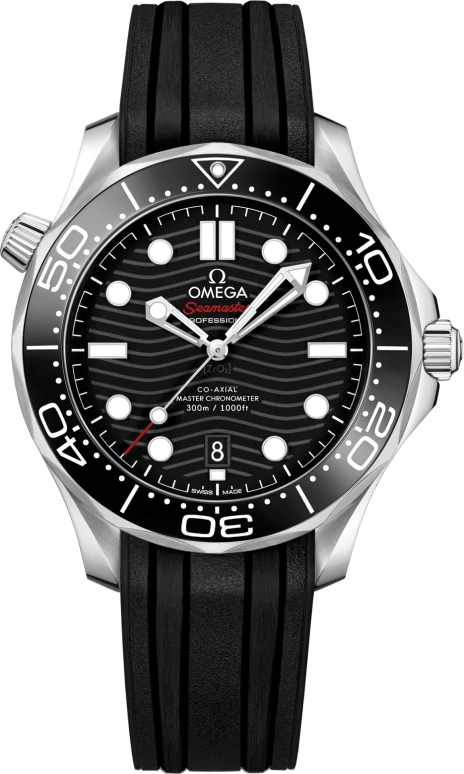 Omega,Seamaster Diver 300M 42mm,42mm,Ceramic,Stainless Steel,Black,Automatic,Day,Co-Axial Escapement,210,210.32.42.20.01.001