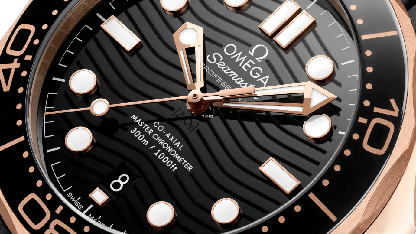 Omega,Seamaster Diver 300M 42mm,42mm,Sedna Gold,Black,Automatic,Day,Anti-magnetic,210,210.62.42.20.01.002