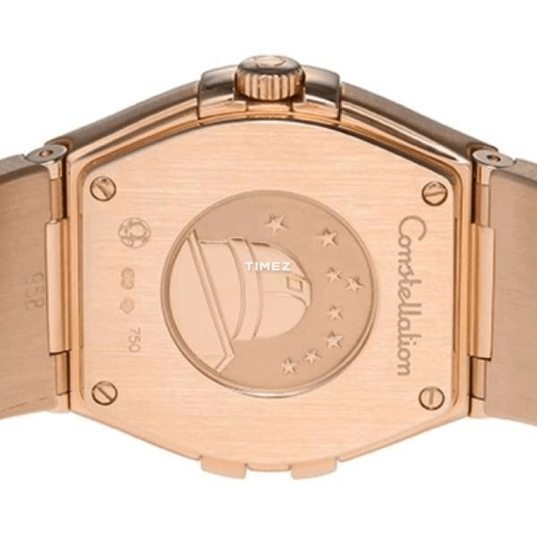 Omega,Constellation 27mm,27mm,Red Gold,White,Quartz,30000hours,In-house Caliber,123,123.50.27.60.05.001