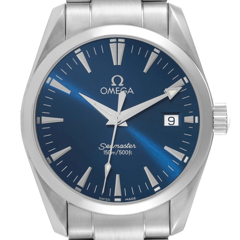 Omega,Seamaster 36.20mm,36.20mm,Stainless Steel,Blue,Quartz,Day,26280hours,2518,2518.80.00