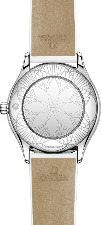 Omega,De Ville 26mm,26mm,Stainless Steel,White,Quartz,In-house Caliber,Sapphire,Crystal Glass,428,428.17.26.60.04.008