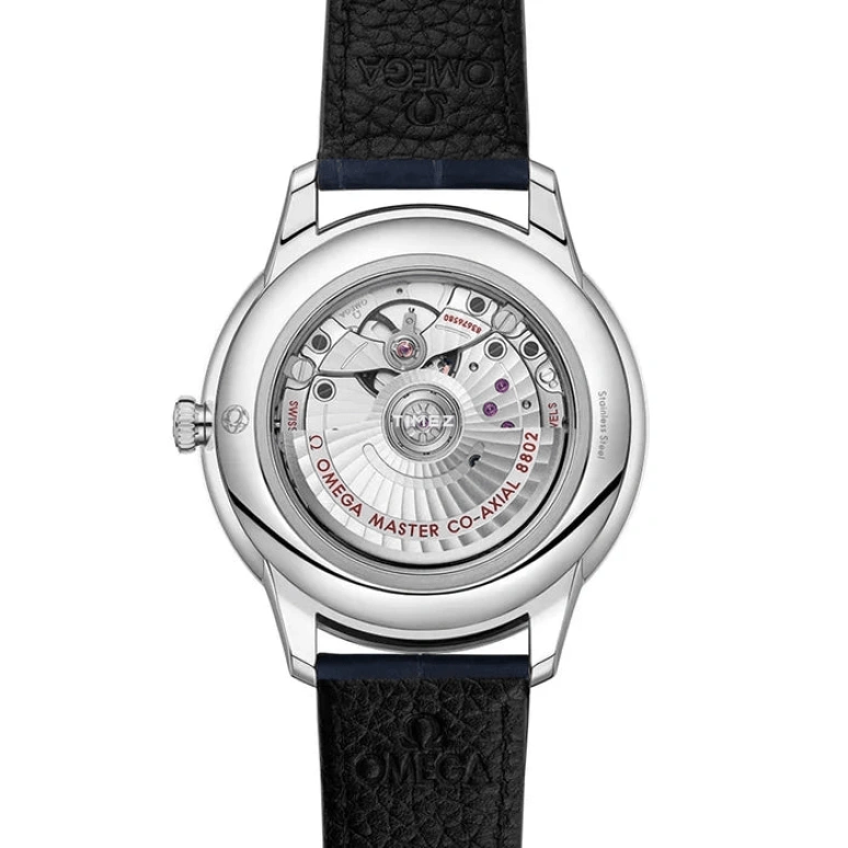 Omega,De Ville 41mm,41mm,Stainless Steel,Blue,Automatic,Day,Anti-magnetic,434,434.13.41.20.03.001