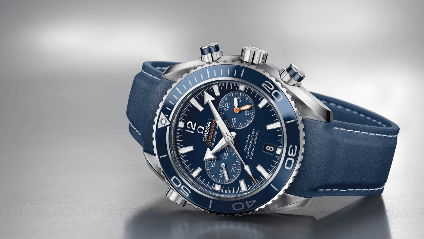 Omega,Seamaster Planet Ocean 45.50mm,45.50mm,Titanium,Black,Automatic,Chronograph,Date,Co-Axial Escapement,Column Wheel,60hours,In-house Caliber,232,232.92.46.51.03.001
