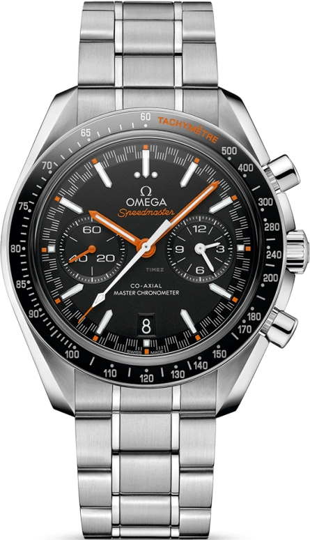 Omega,Speedmaster (Non-Moonwatch) 44.25mm,44.25mm,Stainless Steel,Black,Automatic,Chronograph,Day,329,329.30.44.51.01.002