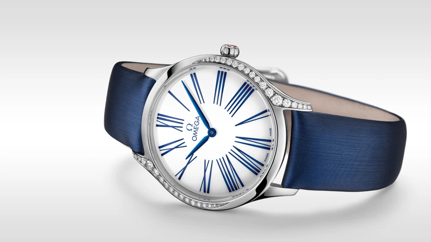 Omega,Trésor 36mm,36mm,Stainless Steel,White,Quartz,Day,Zodiac Indications,428,428.17.36.60.04.001
