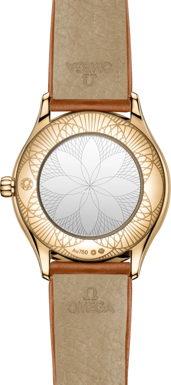 Omega,De Ville 26mm,26mm,Moonshine Gold,White,Quartz,In-house Caliber,Sapphire,Crystal Glass,428,428.57.26.60.04.004