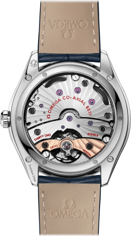 Omega,Trésor 40mm,40mm,Stainless Steel,Blue,Handwound,Date,Co-Axial Escapement,432,432.18.40.21.03.001
