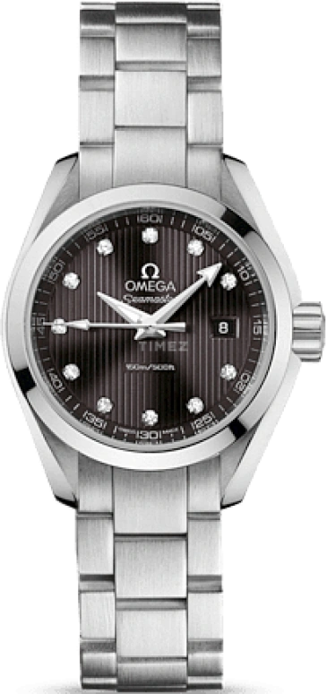 Omega,Aqua Terra 30mm,30mm,Stainless Steel,Grey,Quartz,Date,26280hours,231,231.10.30.60.56.001