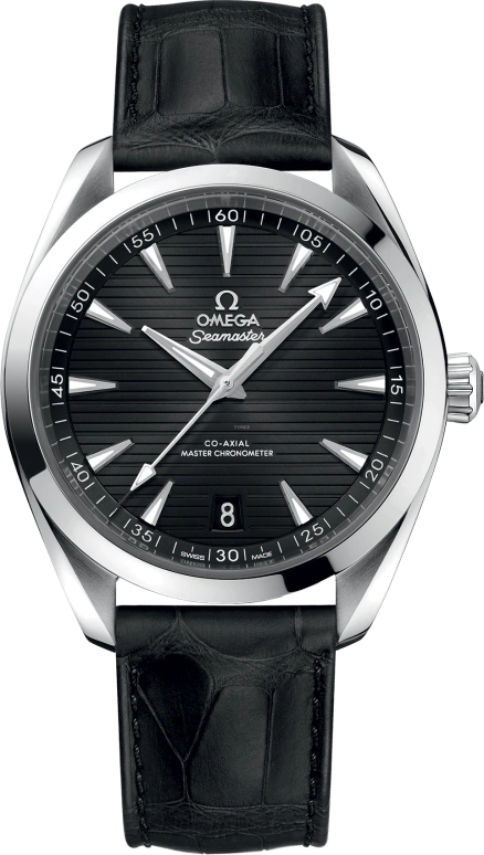 Omega,Aqua Terra 41mm,41mm,Stainless Steel,Black,Automatic,Date,Co-Axial Escapement,220,220.13.41.21.01.001
