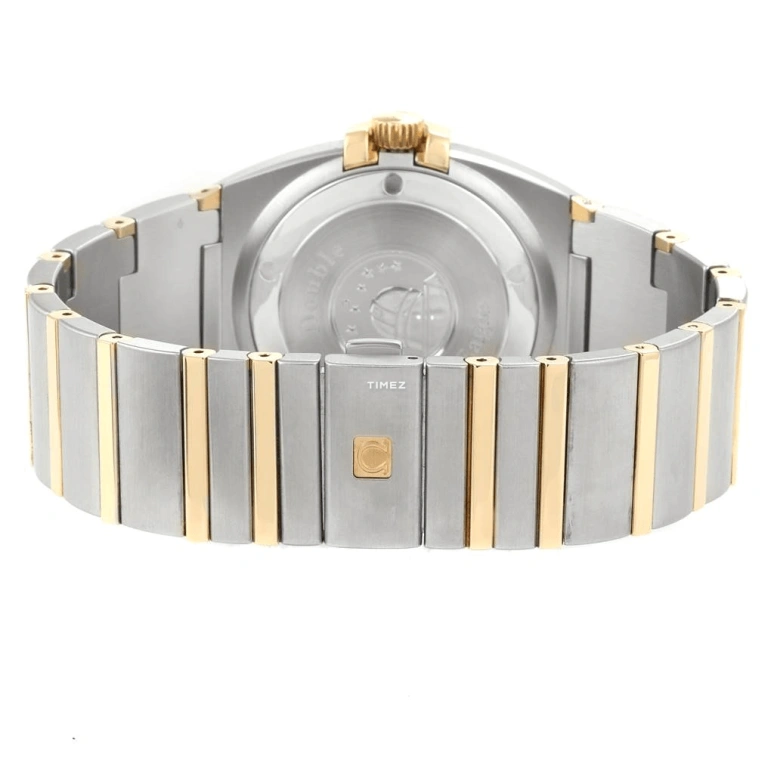 Omega,Constellation 35mm,35mm,Stainless Steel,Gold,Quartz,Perpetual Calendar,Day,1211,1211.10.00