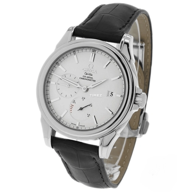 Omega,De Ville 38mm,38mm,Stainless Steel,Grey,Automatic,Day,Power Reserve Indicator,4832,4832.40.31