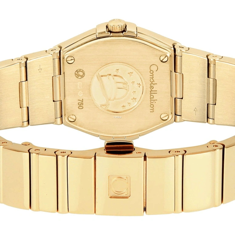 Omega,Constellation 24mm,24mm,Yellow Gold,White,Quartz,30000hours,In-house Caliber,123,123.55.24.60.05.002