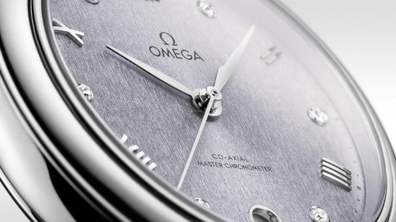 Omega,De Ville 34mm,34mm,Stainless Steel,Purple,Automatic,Day,Co-Axial Escapement,Anti-magnetic,434,434.13.34.20.53.001
