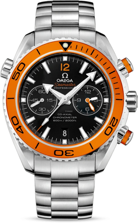 Omega,Seamaster Planet Ocean 45.50mm,45.50mm,Stainless Steel,Black,Automatic,Chronograph,Date,Co-Axial Escapement,Column Wheel,60hours,In-house Caliber,232,232.30.46.51.01.002