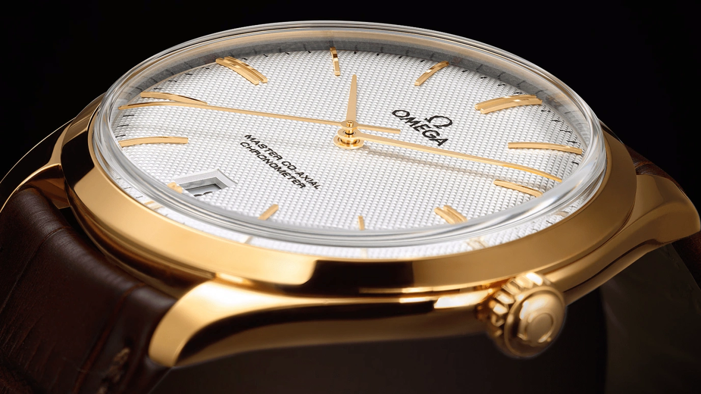 Omega,Trésor 40mm,40mm,Yellow Gold,Silver,Handwound,Date,Co-Axial Escapement,432,432.53.40.21.02.001