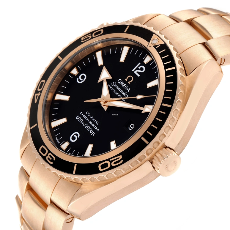 Omega,Seamaster Planet Ocean 42mm,42mm,Red Gold,Black,Automatic,Day,48hours,222,222.60.42.20.01.001