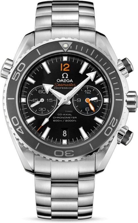 Omega,Seamaster Planet Ocean 45.50mm,45.50mm,Stainless Steel,Black,Automatic,Chronograph,Date,Co-Axial Escapement,Column Wheel,60hours,In-house Caliber,232,232.30.46.51.01.003