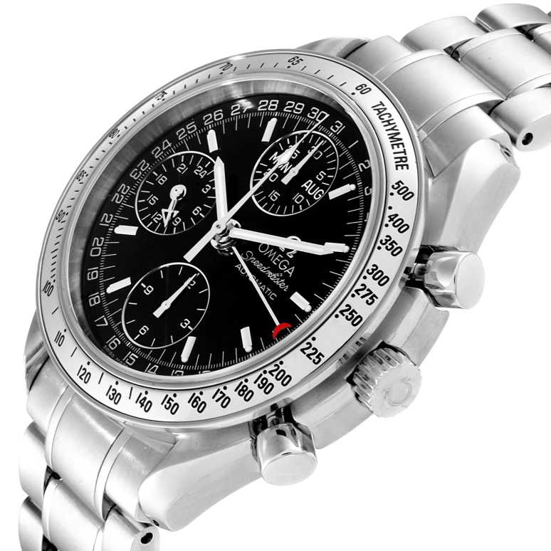Omega,Speedmaster 39mm,39mm,Stainless Steel,Black,Automatic,Chronograph,Month,Date,Day,42hours,In-house Caliber,3523,3523.50