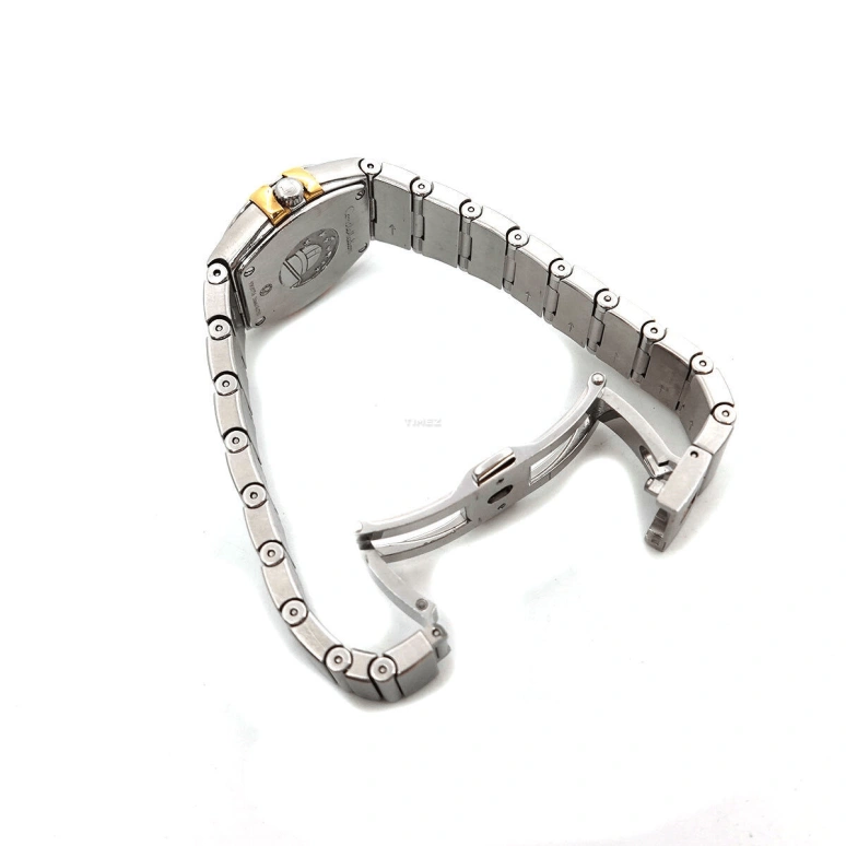 Omega,Constellation 24mm,24mm,Yellow Gold,Stainless Steel,White,Quartz,30000hours,In-house Caliber,123,123.20.24.60.55.006