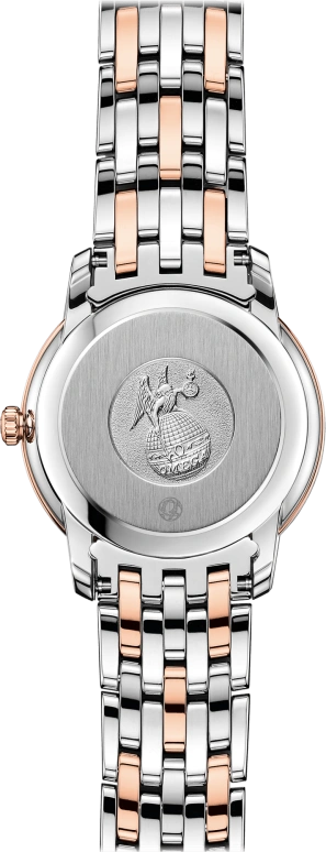 Omega,De Ville 27.40mm,27.40mm,Red Gold,Stainless Steel,Silver,Quartz,30000hours,In-house Caliber,424,424.20.27.60.52.003