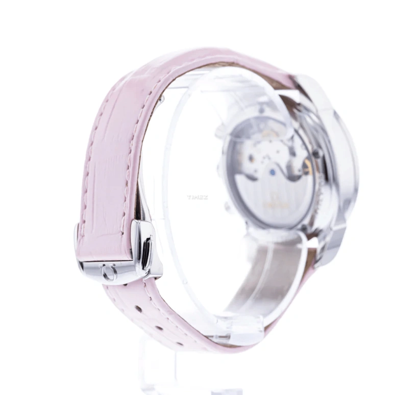 Omega,De Ville 35mm,35mm,Stainless Steel,Pink,Automatic,Chronograph,Day,4878,4878.74.34