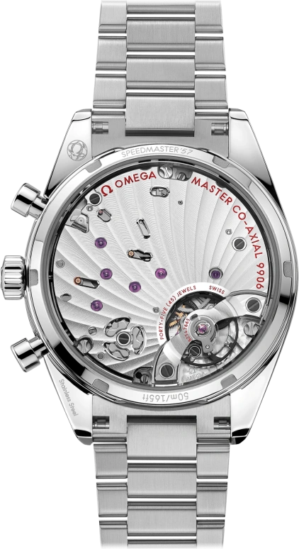 Omega,Speedmaster (Non-Moonwatch) 40.50mm,40.50mm,Stainless Steel,Blue,Handwound,Chronograph,Date,Co-Axial Escapement,Column Wheel,60hours,In-house Caliber,332,332.10.41.51.03.001