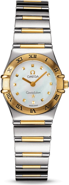 Omega,Constellation 22.50mm,22.50mm,Yellow Gold,Stainless Steel,White,Quartz,30000hours,In-house Caliber,1361,1361.71.00