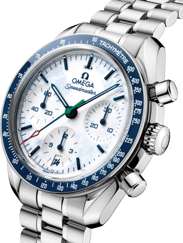Omega,Seamaster 38mm,38mm,Stainless Steel,Ceramic,White,Automatic,Chronograph,Day,522,522.30.38.50.04.002