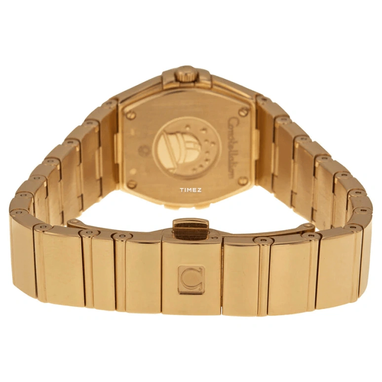 Omega,Constellation 24mm,24mm,Red Gold,Brown,Quartz,30000hours,In-house Caliber,123,123.50.24.60.63.002