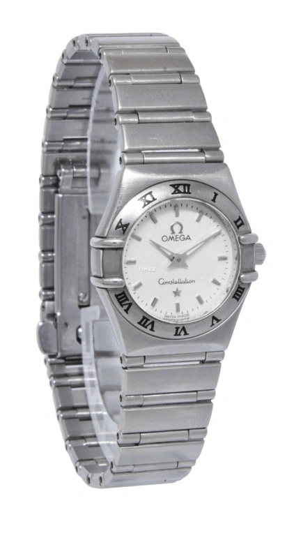 Omega,Constellation 22.50mm,22.50mm,Stainless Steel,White,Quartz,30000hours,In-house Caliber,1562,1562.30.00