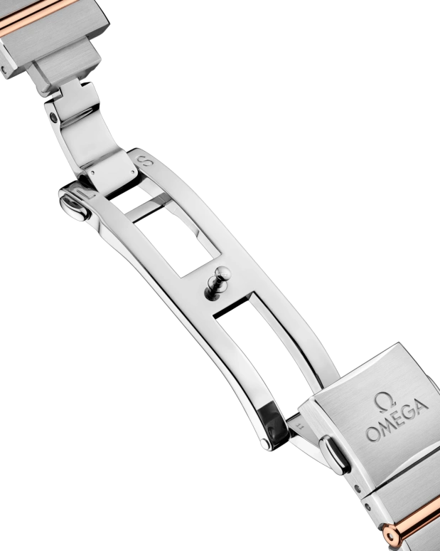 Omega,Constellation 28mm,28mm,Sedna Gold,Stainless Steel,White,Quartz,In-house Caliber,Sapphire,131,131.20.28.60.55.001