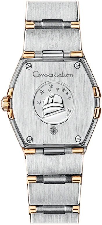Omega,Constellation 27mm,27mm,Yellow Gold,Stainless Steel,Champagne,Quartz,30000hours,In-house Caliber,123,123.20.27.60.58.001
