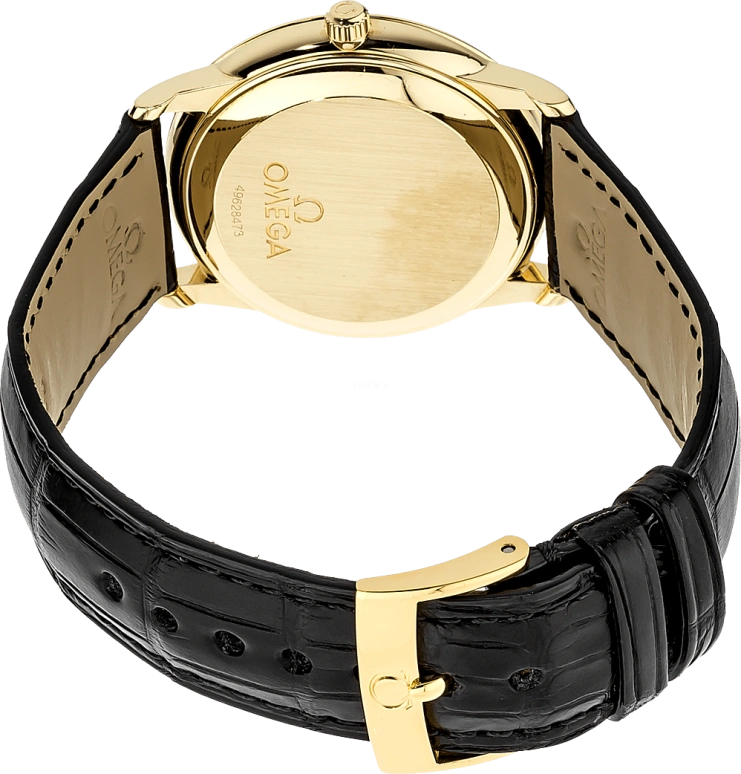 Omega,De Ville 34.70mm,34.70mm,Yellow Gold,Silver,Automatic,Day,44hours,4600,4600.31.01