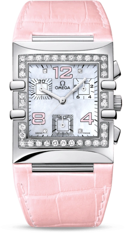 Omega,Constellation 28mm,28mm,Stainless Steel,White,Quartz,Chronograph,In-house Caliber,1847,1847.70.34