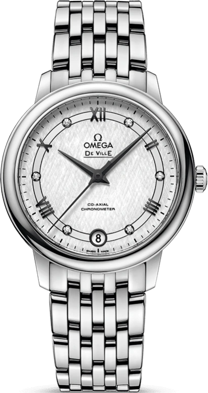 Omega,De Ville 32.70mm,32.70mm,Stainless Steel,Silver,Automatic,Date,Co-Axial Escapement,424,424.10.33.20.52.002