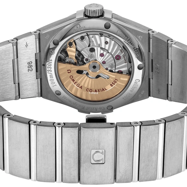 Omega,Constellation 38mm,38mm,White Gold,Silver,Automatic,Day,60hours,123,123.55.38.21.52.003