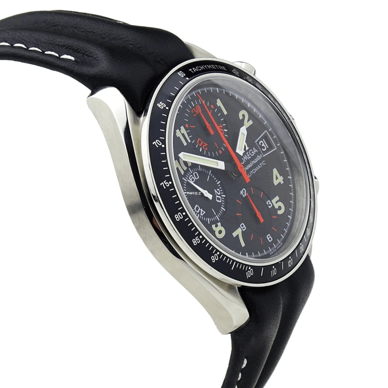 Omega,Speedmaster 39mm,39mm,Stainless Steel,Black,Automatic,Chronograph,Day,3813,3813.53.26