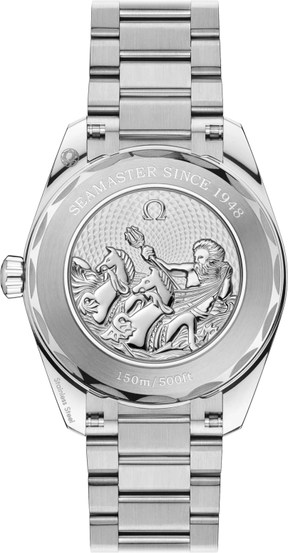 Omega,Aqua Terra 38mm,38mm,Stainless Steel,Blue,Automatic,Day,Anti-magnetic,220,220.10.38.20.03.004