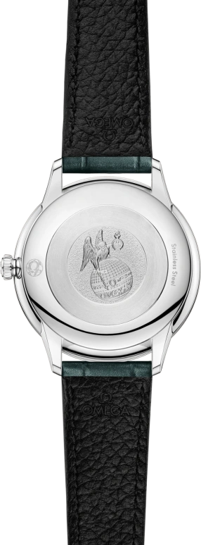 Omega,De Ville 27.50mm,27.50mm,Stainless Steel,Turquoise,Green,Quartz,In-house Caliber,Sapphire,434,434.13.28.60.60.001