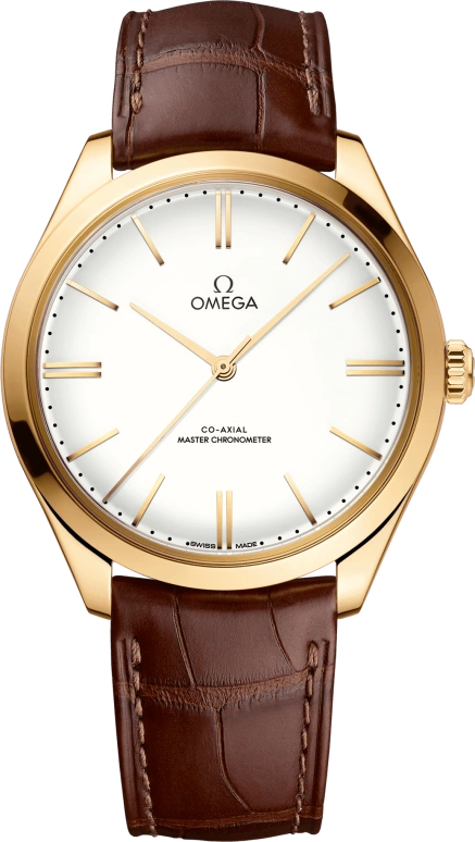 Omega,Trésor 40mm,40mm,Yellow Gold,White,Handwound,Co-Axial Escapement,72hours,435,435.53.40.21.09.001