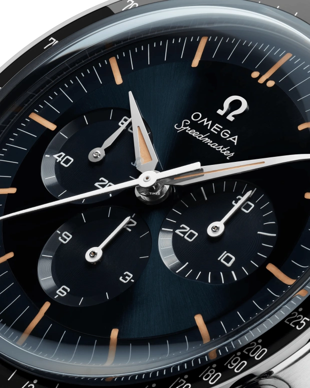 Omega,Speedmaster 39.70mm,39.70mm,Stainless Steel,Dark Blue,Grey,Handwound,Chronograph,Anti-magnetic,310,310.32.40.50.06.002