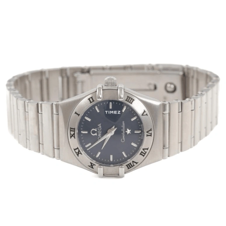 Omega,Constellation 22.50mm,22.50mm,Stainless Steel,Blue,Quartz,30000hours,In-house Caliber,1562,1562.40.00