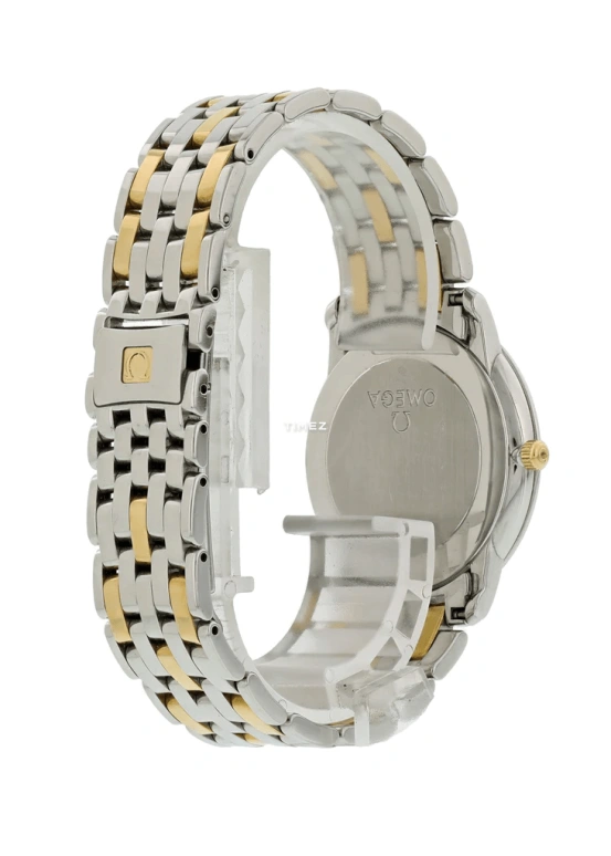Omega,De Ville 34.40mm,34.40mm,Yellow Gold,Stainless Steel,Silver,Quartz,Day,30000hours,4310,4310.32.00