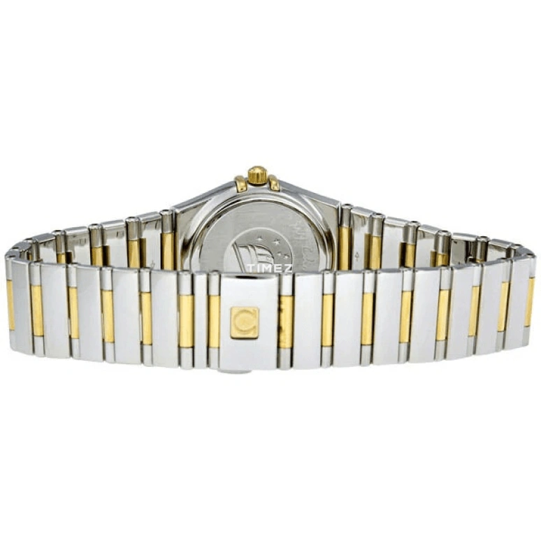 Omega,Constellation 25.50mm,25.50mm,Yellow Gold,Stainless Steel,White,Quartz,30000hours,In-house Caliber,1376,1376.71.00