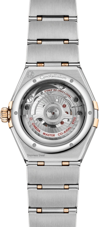 Omega,Constellation 29mm,29mm,Stainless Steel,Yellow Gold,Yellow,Automatic,Day,50hours,131,131.25.29.20.99.002