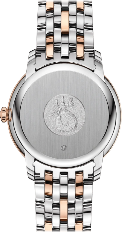 Omega,De Ville 39.50mm,39.50mm,Red Gold,Stainless Steel,Silver,Automatic,Date,Co-Axial Escapement,424,424.20.40.20.02.003