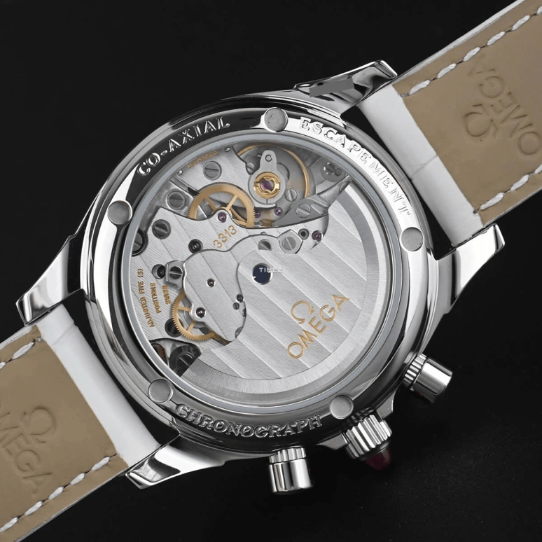 Omega,De Ville 35mm,35mm,Stainless Steel,White,Automatic,Chronograph,Day,4874,4874.75.36