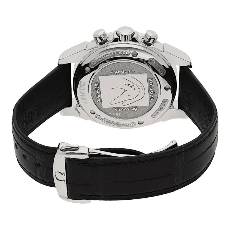 Omega,De Ville 41mm,41mm,Stainless Steel,Black,Automatic,Chronograph,Day,422,422.13.41.50.01.001